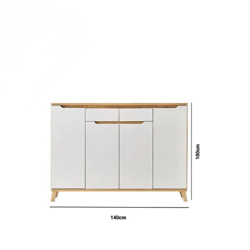 E904 - Modern entrance organizer - Spanish MDF wood