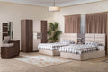 Modern twin youth bedroom set - wooden counter   – F201