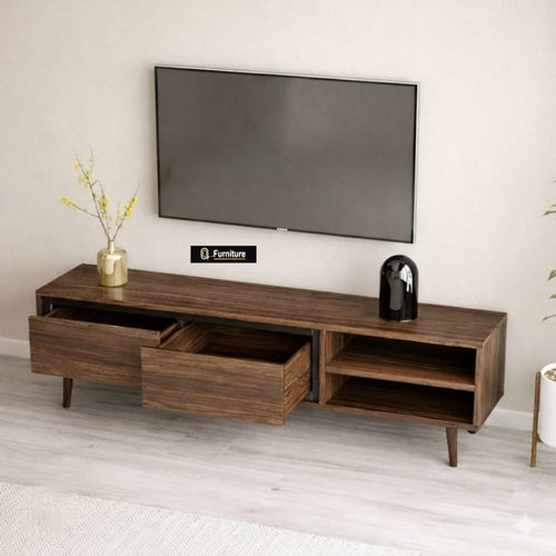 خشب ام دي اف اسباني -ترابيزة تليفزيون 160×40سم - P701