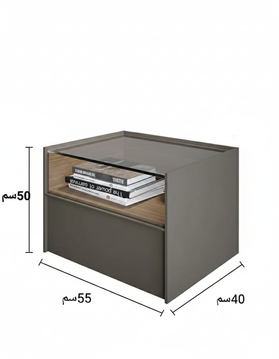 NQ803  -كومود نيو مودرن – خشب كونتر متين بتصميم عصري