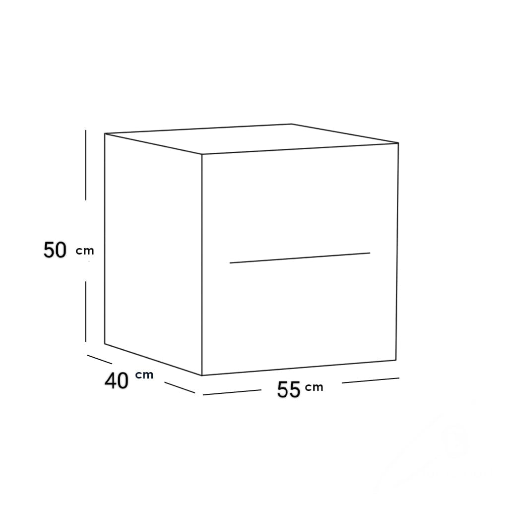 كومود "وود وايت" يجمع بين فخامة الخشب وهدوء اللون الأبيض - NQ802