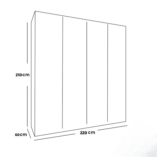 دولاب الترا مودرن كونتر  - واجهة زجاجية مضيئة - B1002