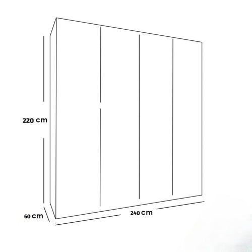 دريسينج  "مودرن جلاس" - خشب كونتر -  O1003