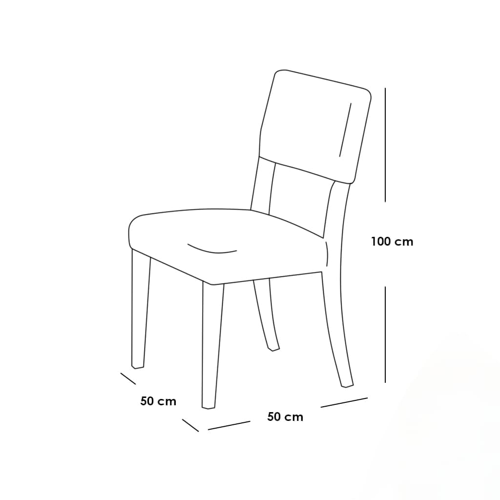 سفرة زان 6 كراسي بتصميم أورجانيك - A301